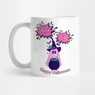 Pink Ghost boil Mug